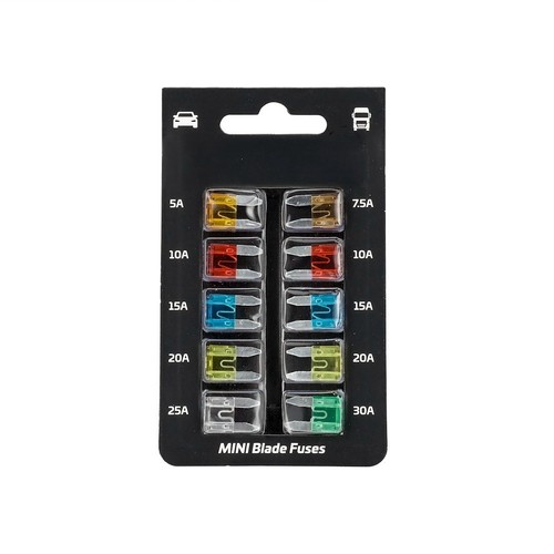 10x kfz mini sicherungen - 10x,