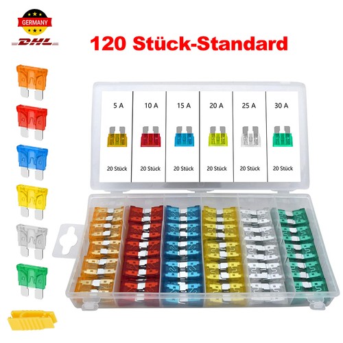 120stück kfz sicherungen set - kfz,